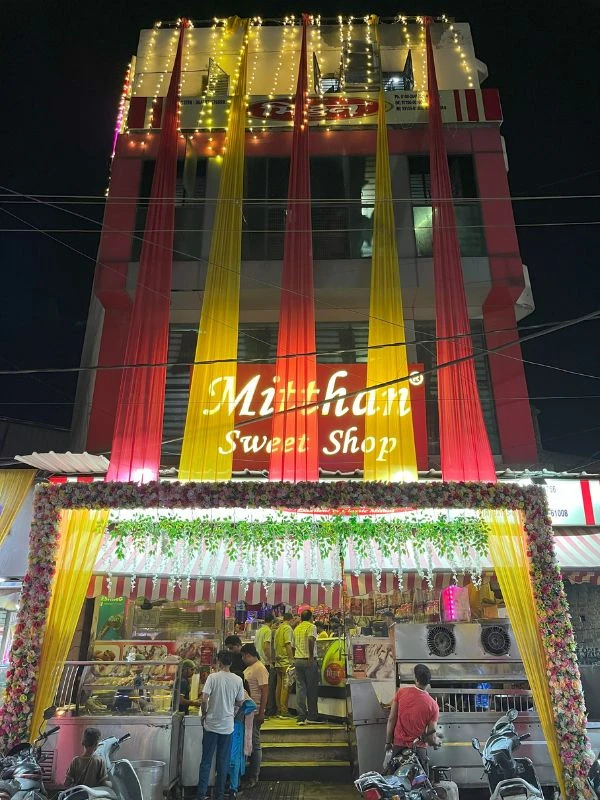 Inside of Mitthan Sweets