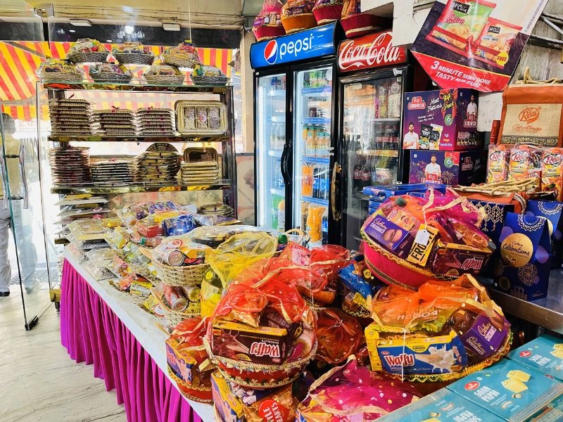 Inside of Mitthan Sweets